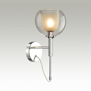 4698/1W PENDANT ODL20 297 хром/дымчатый Бра E14 1*40W LEVA-foto3