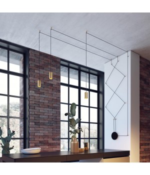 3898/3 L-VISION ODL20 225 черный/золот./металл Накладн св-к GU10 50W*3 (повод 7м, 10 крепл) LUCAS-foto3