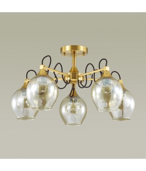 3777/5C MODERNI LN19 170 бронза Люстра потолочная E27 5*60W 220V MEGAN-foto3