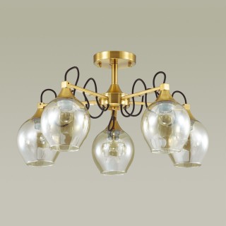 3777/5C MODERNI LN19 170 бронза Люстра потолочная E27 5*60W 220V MEGAN-foto3