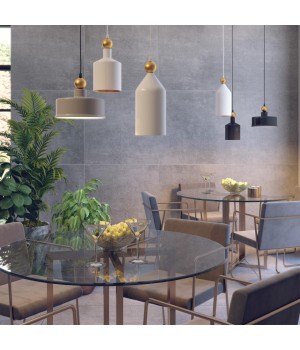 4086/1 PENDANT ODL19 361 серый/золотой Подвес Е27 1*40W 220V BOLLI-foto3