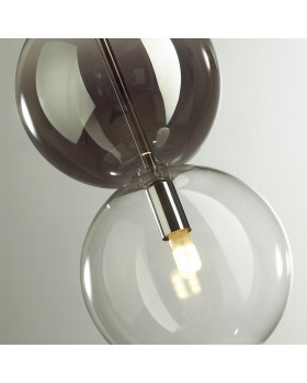 4980/1A PENDANT ODL22 298 хром/дымчатый/стекло Подвес G9 1*40W TWIXY-foto7