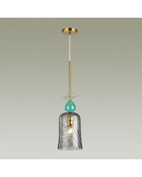 4646/1 PENDANT ODL20 342 золотой/коричневый/разноцветный Подвес E27 60W 220V BELLA-foto4