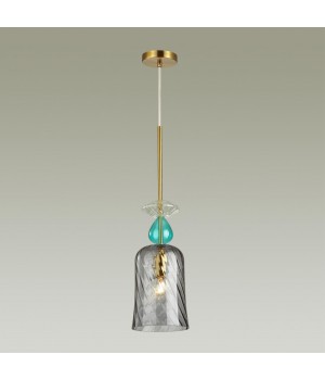 4646/1 PENDANT ODL20 342 золотой/коричневый/разноцветный Подвес E27 60W 220V BELLA-foto4