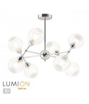 4438/8C MODERNI LN20 085 хром, стекло Люстра на штанге E14 8*40W 220V EVERLY-foto4