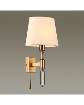 4894/1W MODERN ODL_EX22 91 бронзовый/белый/ткань Бра с выкл. E14 1*40W LONDON-foto4