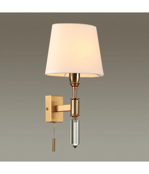 4894/1W MODERN ODL_EX22 91 бронзовый/белый/ткань Бра с выкл. E14 1*40W LONDON-foto4