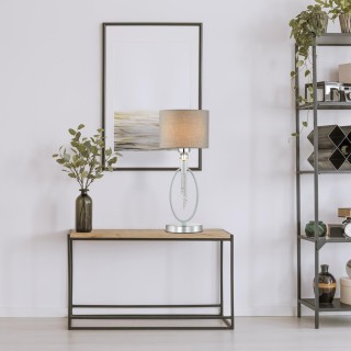 4515/1T NEOCLASSI LN20 179 хром, серый Настольная лампа E27 60W 220V SANTIAGO-foto3