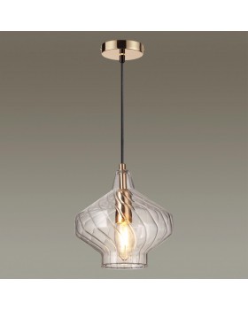 4584/1 SUSPENTIONI LN21 138 золотой, прозрачный Подвес E14 60W 220V DOVE-foto3