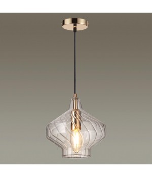 4584/1 SUSPENTIONI LN21 138 золотой, прозрачный Подвес E14 60W 220V DOVE-foto3