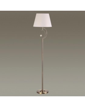 4469/1F NEOCLASSI (В 2-Х КОРОБКАХ) LN20 189 античная латунь, белый Торшер E14 1*60W 220V LEAH-foto3