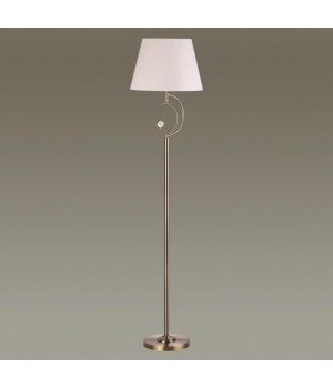 4469/1F NEOCLASSI (В 2-Х КОРОБКАХ) LN20 189 античная латунь, белый Торшер E14 1*60W 220V LEAH-foto3