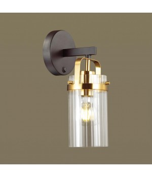 4653/1W COUNTRY ODL20 503 черный/золотой/прозрачный Бра с выкл. E27 60W 220V KOVIS-foto4