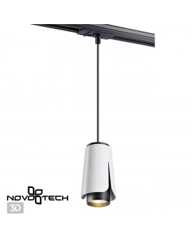 370835 PORT NT22 083 белый Светильник трековый однофазный трехжильный, провод 1м IP20 GU10 9W 220V TULIP-foto9