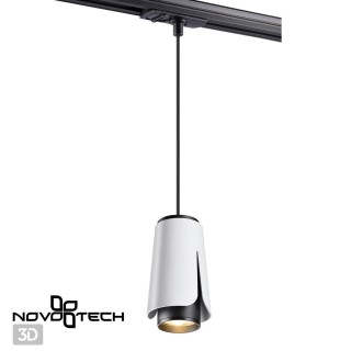 370835 PORT NT22 083 белый Светильник трековый однофазный трехжильный, провод 1м IP20 GU10 9W 220V TULIP-foto9