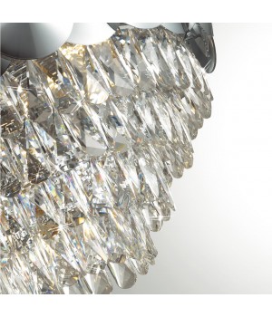 4972/5C HALL ODL22 375 хром/пластик/хрусталь Люстра потолочная E27 5*40W CATRIS-foto6