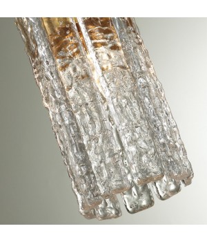 4938/1 HALL ODL22 437 матов.золотой/прозрачный/стекло/ Подвес E14 1*40W MERKALE-foto6