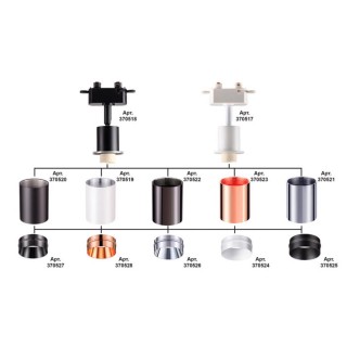 370527 KONST NT19 жемчужный черный Декоративное кольцо к артикулам 370517 - 370523 UNITE-foto3