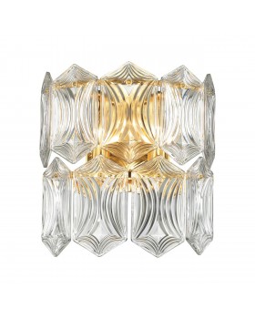 4918/2W MODERN ODL22 327 золотой/прозрачный/стекло Бра E14 2*40W SOMALA-foto5