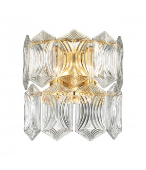 4918/2W MODERN ODL22 327 золотой/прозрачный/стекло Бра E14 2*40W SOMALA-foto5