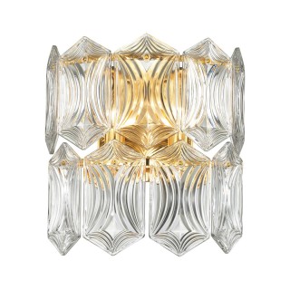 4918/2W MODERN ODL22 327 золотой/прозрачный/стекло Бра E14 2*40W SOMALA-foto5