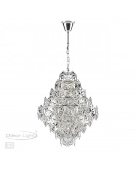 4923/10A MODERN ODL22 325 хром/прозрачный/стекло Люстра E14 10*40W TALERTI-foto5