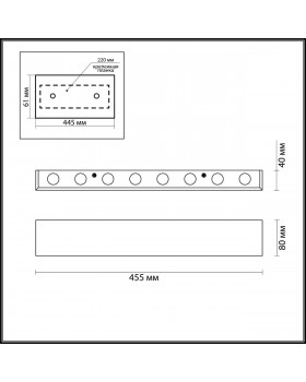 3893/16WL HIGHTECH ODL20 153 золотистый/металл Настенный светильник LED 3000K 16W 220V MAGNUM-foto2