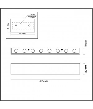 3893/16WL HIGHTECH ODL20 153 золотистый/металл Настенный светильник LED 3000K 16W 220V MAGNUM-foto2