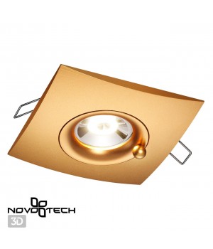 370795 SPOT NT21 294 матовое зодото Светильник встраиваемый влагозащищенный IP44 GU10 50W 220V WATER-foto4