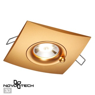 370795 SPOT NT21 294 матовое зодото Светильник встраиваемый влагозащищенный IP44 GU10 50W 220V WATER-foto4