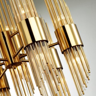 4847/2 HALL ODL21 461 золото/металл/стекло Подвес G9 2*40W FLAMBI-foto7