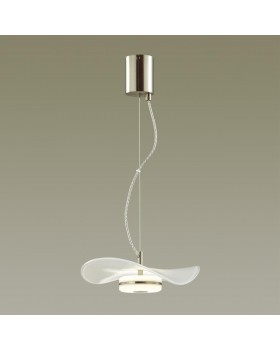 4856/10LA L-VISION ODL_EX21 65 никель/белый/стекло Подвес LED 1*10W 3500K FLUENT-foto4