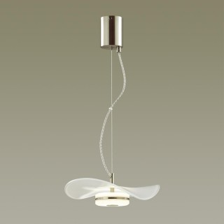 4856/10LA L-VISION ODL_EX21 65 никель/белый/стекло Подвес LED 1*10W 3500K FLUENT-foto4