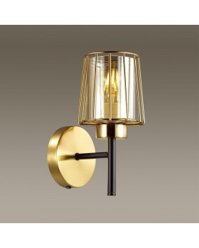 4656/1W COUNTRY ODL20 487 золотой/черный/янтарный Бра с выкл. E27 60W 220V DOGANA-foto4