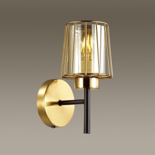 4656/1W COUNTRY ODL20 487 золотой/черный/янтарный Бра с выкл. E27 60W 220V DOGANA-foto4