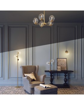 3769/2T MODERNI LN19 082 латунь Настольная лампа E14 2*60W 220V BLAIR-foto3