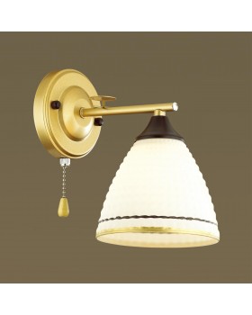 4544/1W COMFI LN21 212 матовое золото, черный, белый Бра E27 60W 220V BECKY-foto3