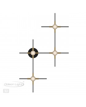 3906/14WL L-VISION ODL20 139 золот/черн/металл Настенный светильник LED 4000K 14W 220V COSTELLA-foto5