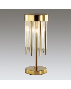 4788/2T HALL ODL21 455 золото/металл/стекло Наст.лампа E14 2*40W YORK-foto4