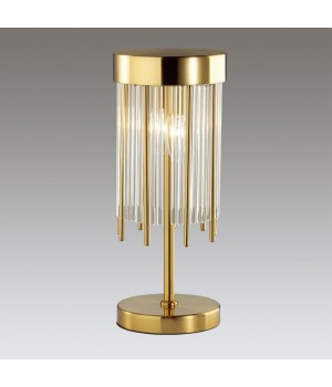 4788/2T HALL ODL21 455 золото/металл/стекло Наст.лампа E14 2*40W YORK-foto4