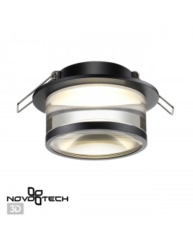 370914 SPOT NT22 300 черный Светильник встраиваемый IP20 GU10 9W 220V GEM-foto4