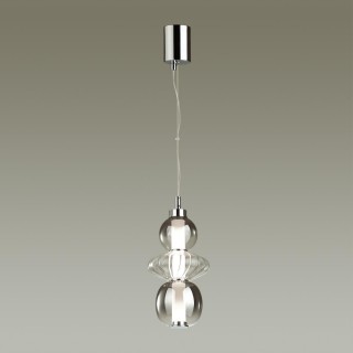 4867/8L PENDANT ODL21 261 хром/дымчатый/прозрачный Подвес LED 8W 560Лм 4000К MONRA-foto4