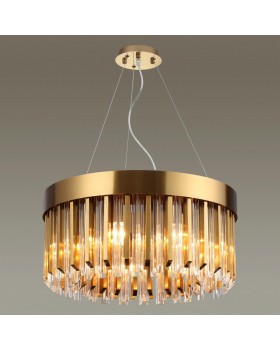 4925/9 ARTDEC ODL22 369 золотой/стекло Люстра E14 9*40W ROMANA-foto3