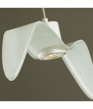 4904/1C PENDANT ODL22 289 белый/стекло Подвес GU10 1*5W BIRDS-foto7