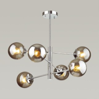 4493/6C MODERNI LN20 146 хром Люстра потолочная E27 6*60W 220V HUGO-foto3