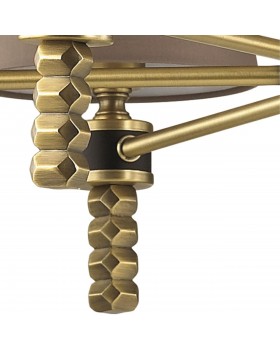 4429/6C NEOCLASSI LN20 180 античная латунь, бежевый Люстра потолочная E14 6*40W 220V MONTANA-foto5