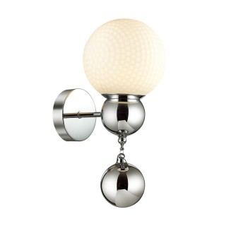 3953/1W MODERN ODL18 356 хром/белый/хромированное стекло Бра IP20 E27 60W 220V JOLLY-foto4