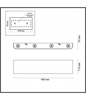 4217/8WL HIGHTECH ODL21 197 серебр/металл Настен.светильник IP20 LED 8W 915Лм 3000K MAGNUM-foto2