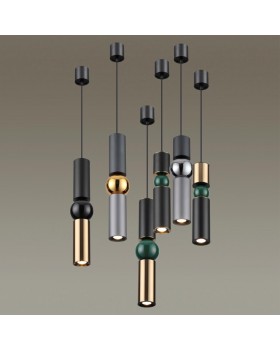 4071/5L L-VISION ODL19 312 серый/золото Подвес GU10 1*5W SAKRA-foto3