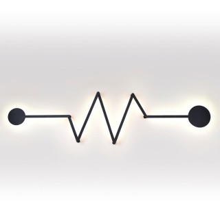 4302/36WL HIGHTECH ODL22 134 черный/металл Настенный светильник IP20 LED 36W 2285Лм 3000K ZIP-foto7
